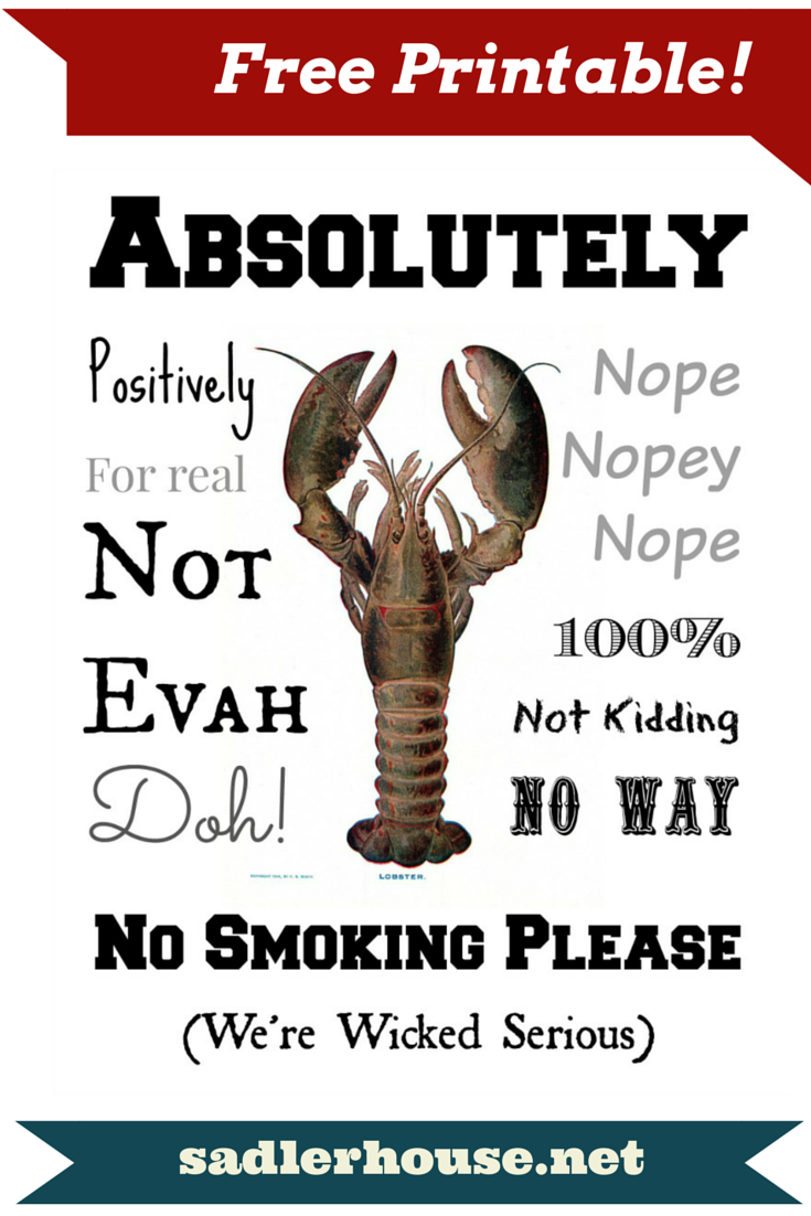 Free Printable of No Smoking Sign