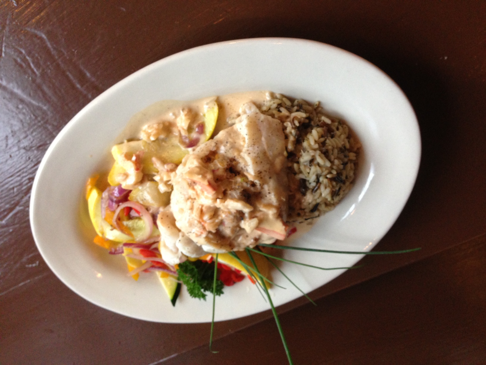 Baked Stuffed Haddock Sadler House