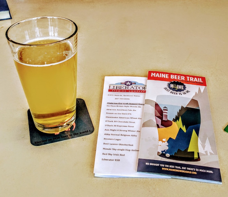 Maine Spring Break at Liberator Brewery Rockland Maine